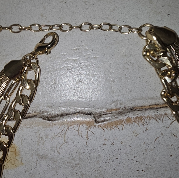 Vintage 3 Layer chain necklace 19" - Picture 4 of 6